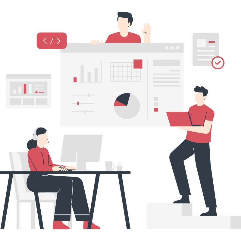 Equipo administrativo virtual